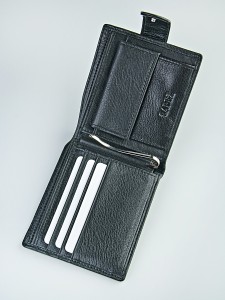 YK  Портмоне мужское "127" б/н (жел./нат. кожа) 