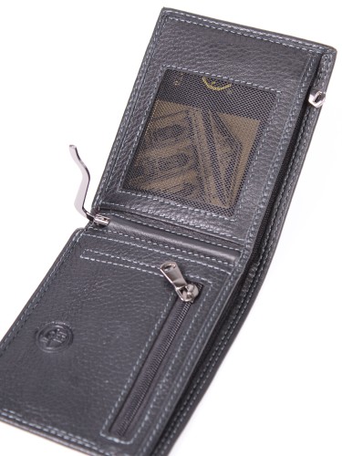 YK  Портмоне мужское HT 208G-R1 (нат. кожа) 