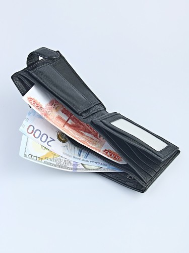 YK 037 Портмоне мужское "XX611-100K" (нат.кожа) 