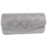 YT Женский вечерний клатч Silver AG13579