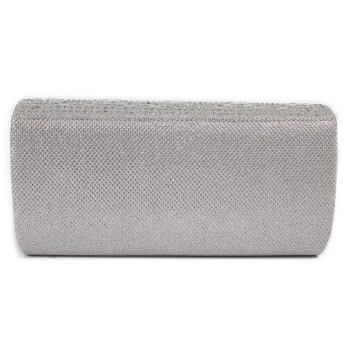 YT Женский вечерний клатч Silver AG13579