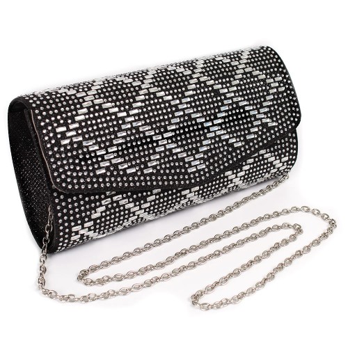 YT Женский вечерний клатч Silver AG13579